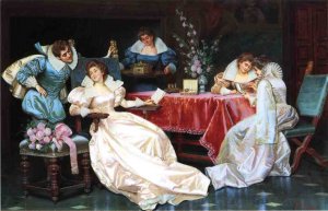 The Bride to Be Oil painting by Pio Ricci