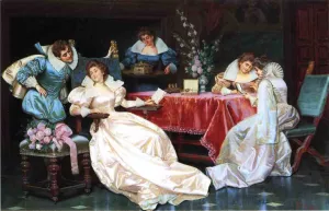 The Bride to Be by Pio Ricci - Oil Painting Reproduction