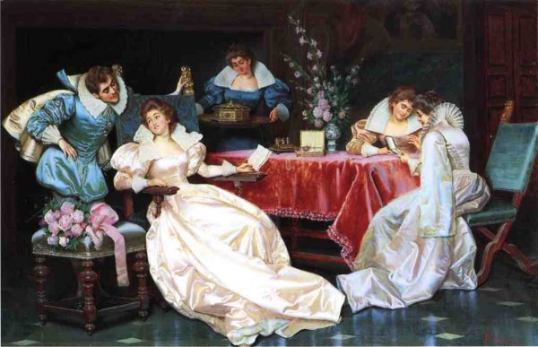 The Bride to Be by Pio Ricci - Hand-Painted Oil Painting Reproduction