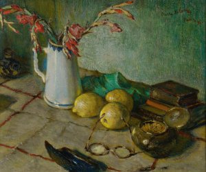 Still Life by Piotr Alexandrovitch Nilouss Oil Painting