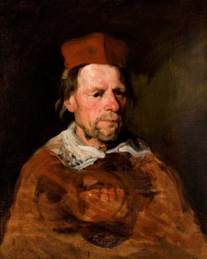 Cardinal by Piotr Michalowski Oil Painting