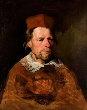 Cardinal by Piotr Michalowski Oil Painting