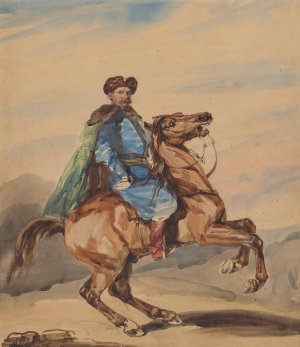 Hetman by Piotr Michalowski Oil Painting