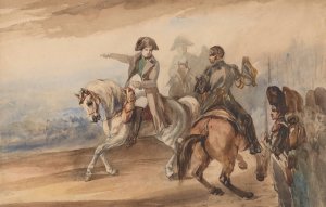 Napoleon wydajacy rozkazy by Piotr Michalowski Oil Painting