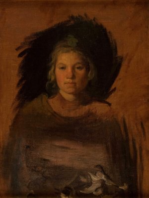 Peasant Girl by Piotr Michalowski Oil Painting