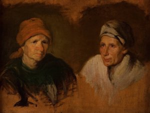 Peasant Women by Piotr Michalowski Oil Painting