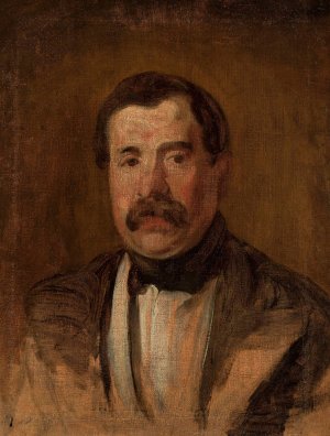 Portrait of Maksymilian Oborski by Piotr Michalowski Oil Painting