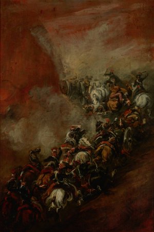 Somosierra by Piotr Michalowski Oil Painting