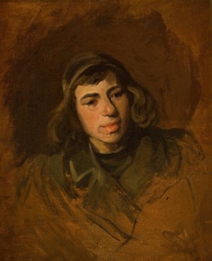 Young Jew by Piotr Michalowski Oil Painting