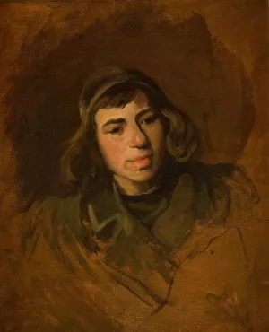 Young Jew by Piotr Michalowski Oil Painting