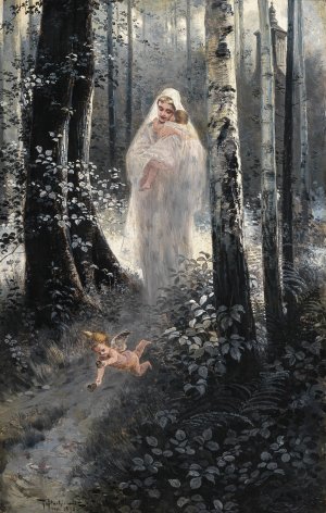 Ave Maria by Piotr Stachiewicz Oil Painting