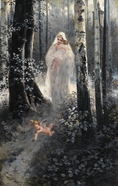 Ave Maria  by Piotr Stachiewicz - Hand-Painted Oil Painting Reproduction