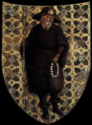 Pellegrini Family Coat-of-Arms painting by Pisanello