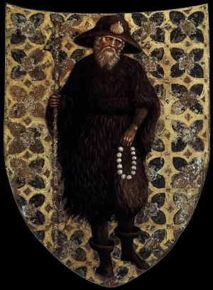 Pellegrini Family Coat-of-Arms Oil painting by Pisanello