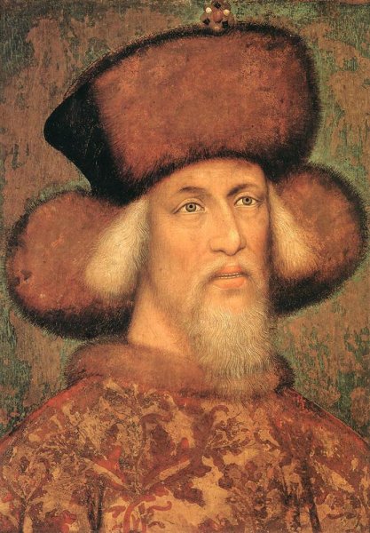 Main Product Photo of Portrait of Emperor Sigismund of Luxembourg Painting by Pisanello