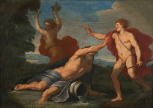 Apollo and Daphne by Placido Costanzi Oil Painting