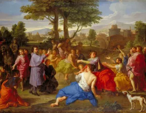 Monsignor Zondadari Blessing the Spanish Oil painting by Placido Costanzi