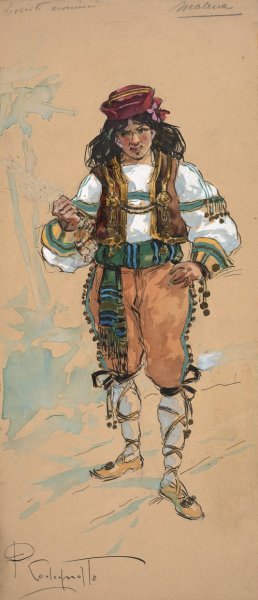 Main Product Photo of Coristi uomini  Painting by Plinio Codognato