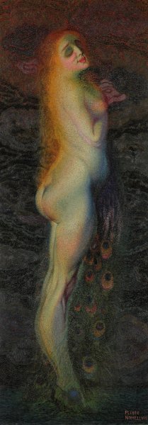 Main Product Photo of Oro Ed Azzurro Painting by Plinio Nomellini