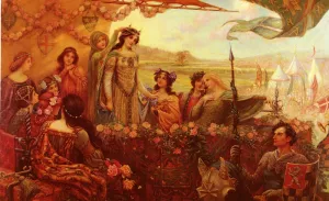 A Moment of Victory by Pollie Clarke Oil Painting