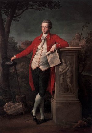 A Knight in Rome Charles Cecil Roberts by Pompeo Batoni Oil Painting
