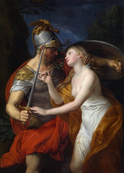 Main Product Photo of Allegory of Peace and War  Painting by Pompeo Batoni