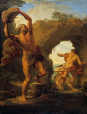 Atis and Galathea by Pompeo Batoni Oil Painting