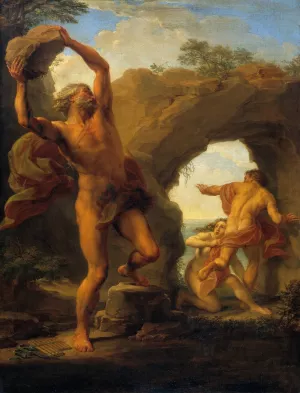 Atis and Galathea by Pompeo Batoni Oil Painting