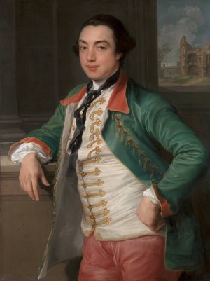 James Caulfeild, fourth Viscount Charlemont by Pompeo Batoni Oil Painting