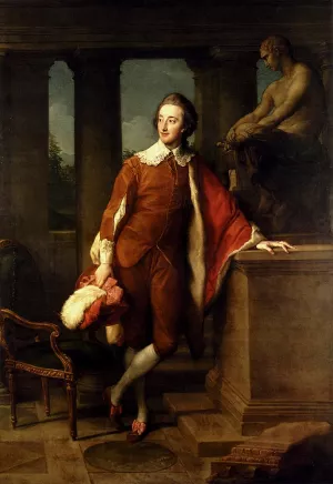 Portrait Of Anthony Ashley-Cooper, 5th Earl Of Shaftesbury 1761-1811 by Pompeo Batoni - Oil Painting Reproduction