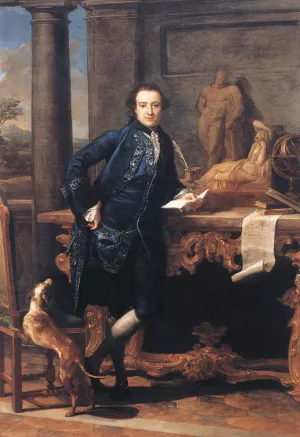 Portrait of Charles Crowle painting by Pompeo Batoni