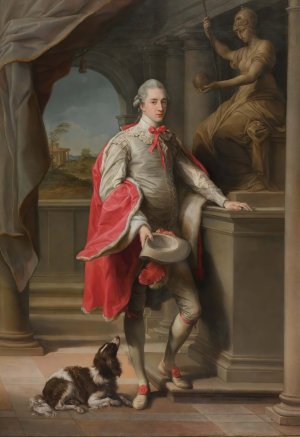 Portrait Of John, 3rd Baron Monson Of Burton by Pompeo Batoni Oil Painting