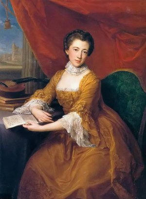 Portrait of Lady Margaret Georgiana Poyntz Oil painting by Pompeo Batoni