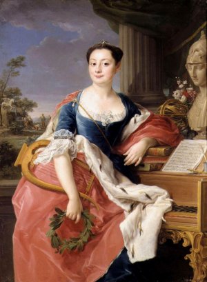 Portrait of Princess Giacinta Orsini Buoncampagni Ludovisi by Pompeo Batoni Oil Painting