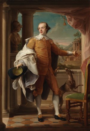 Portrait of Sir Wyndham Knatchbull-Wyndham by Pompeo Batoni Oil Painting