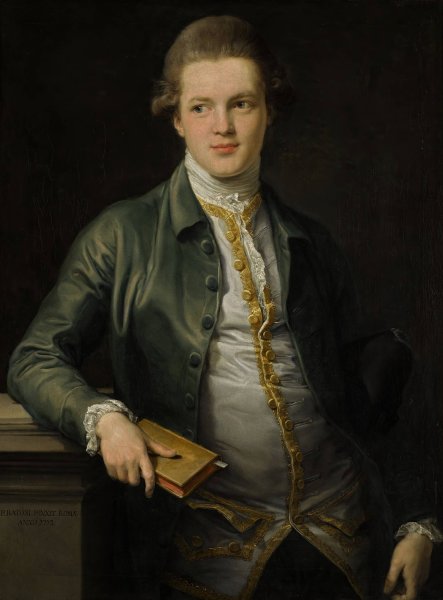 Portrait of Thomas Orde, later Orde-Powlett and 1st Baron Bolton  by Pompeo Batoni - Hand-Painted Oil Painting Reproduction
