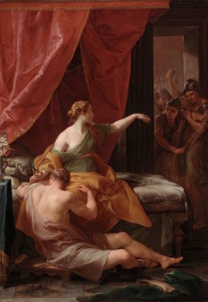 Samson and Delilah by Pompeo Batoni Oil Painting