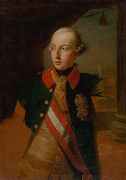 Study for the Portrait of Emperor Joseph II  by Pompeo Batoni - Hand-Painted Oil Painting Reproduction