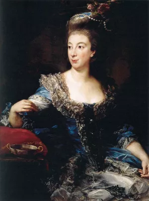 The Countess of San Martino by Pompeo Batoni Oil Painting