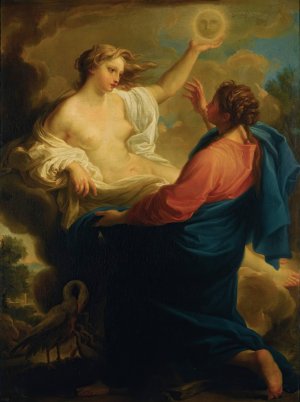 Truth and Mercy by Pompeo Batoni Oil Painting