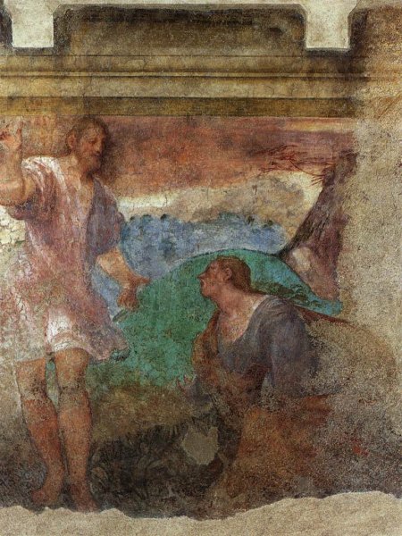 Christ and Mary Magdalene by Pordenone - Hand-Painted Oil Painting Reproduction