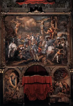Golgotha by Pordenone Oil Painting
