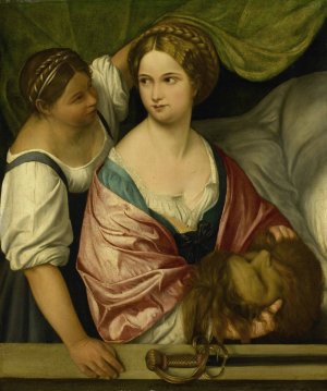 Judith with the Head of Holofernes by Pordenone Oil Painting
