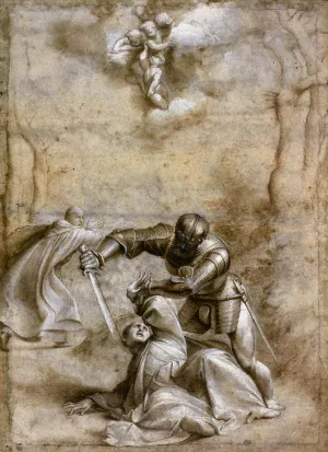 The Martyrdom of St Peter by Pordenone Oil Painting