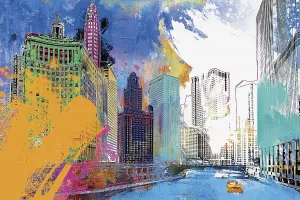 Chicago Impression by Porter Hastings Oil Painting