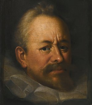 Portrait Of Bartholomaus Spranger by Prague School Oil Painting
