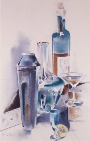 Hospitality by Preston Dickinson Oil Painting