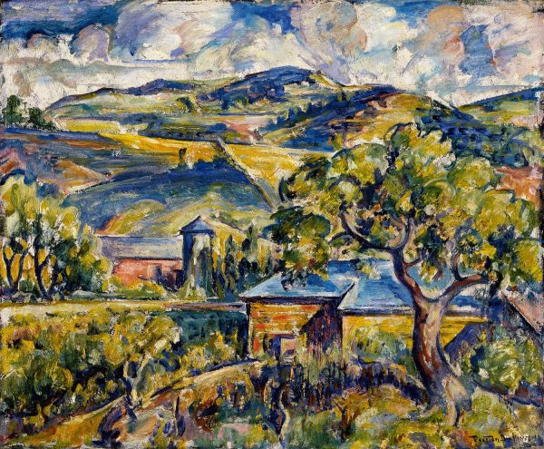 Main Product Photo of Maine Landscape  Painting by Preston Dickinson