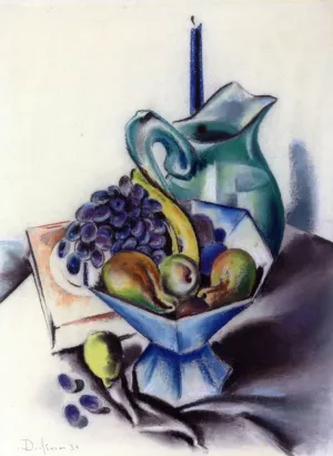 Still Life with Candle painting by Preston Dickinson
