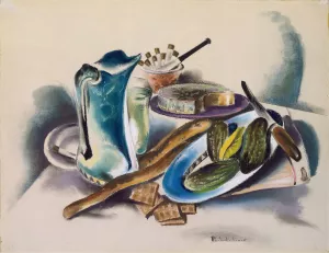 Still Life by Preston Dickinson Oil Painting